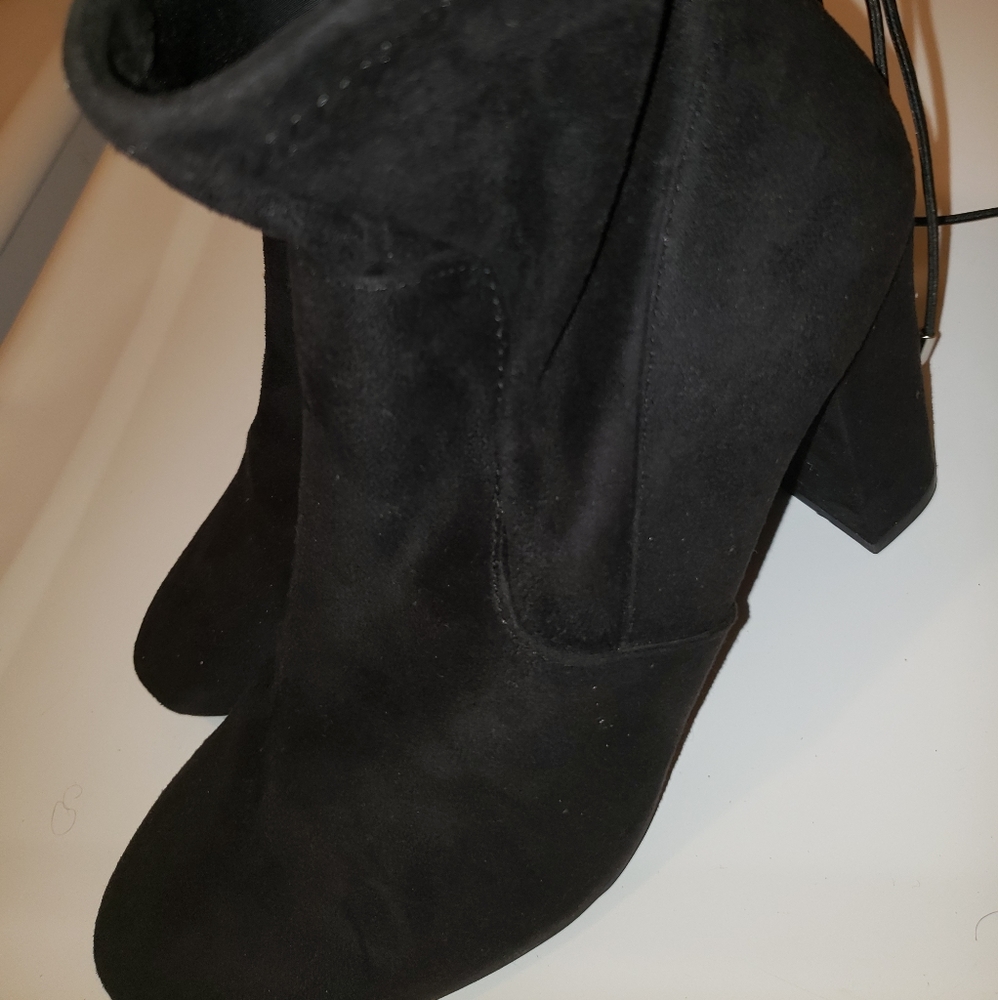 Suede ankle boots
